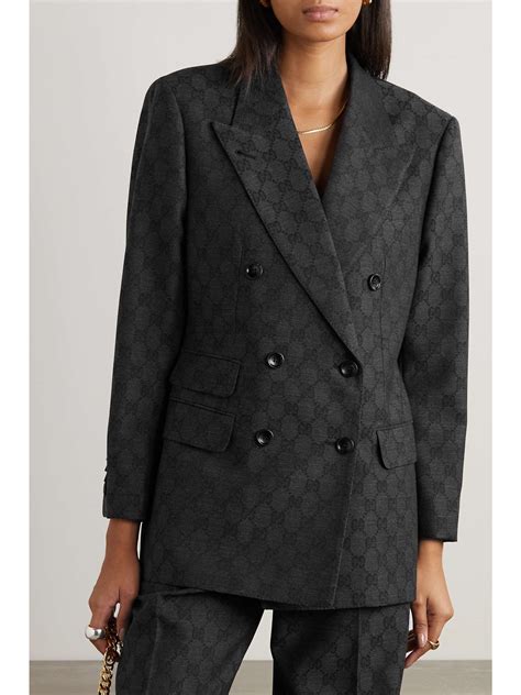 gucci bee jacquard womens suit|Gucci women's blazer.